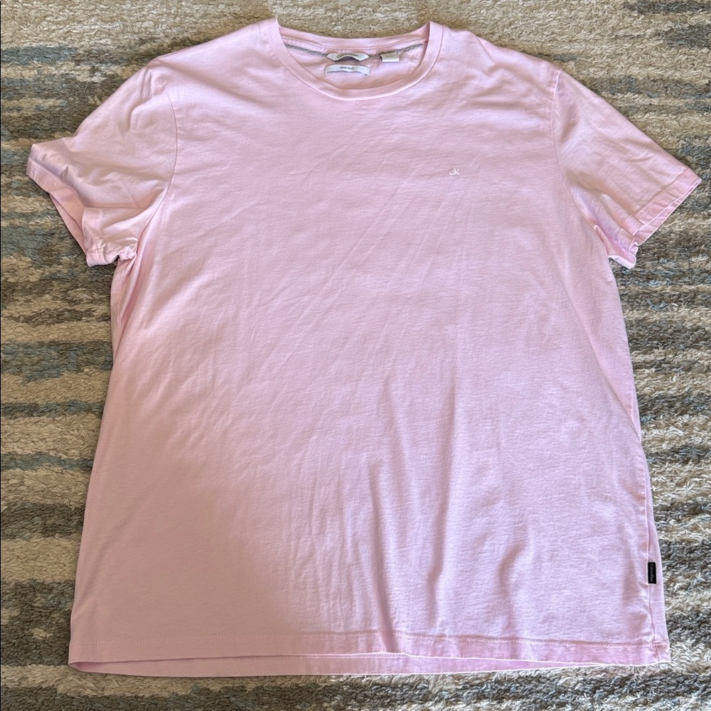 Calvin Klein Soft Pink Liquid Touch Tee